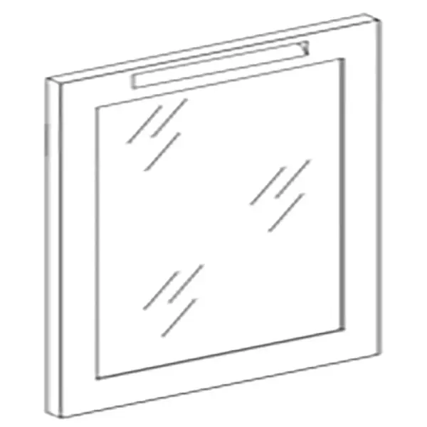 Steun voor gebogen schap voor eilandelement - Main Image