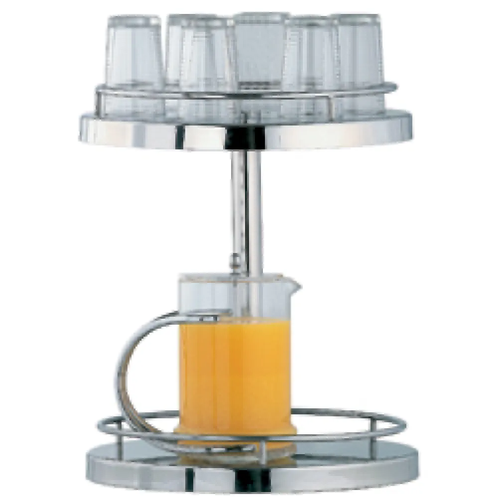 Structuur 2 niveau's voor karaffen en glazen, Ø 400 mm - Main Image