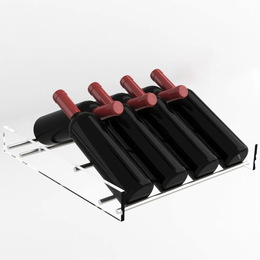 Struktuur met laterale in plexiglas en aluminium staven - Main Image