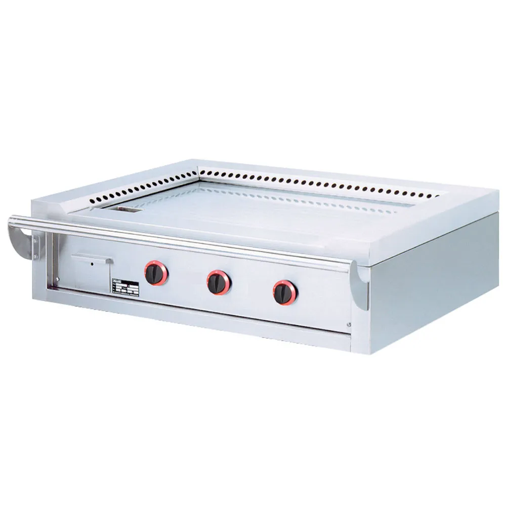 Teppanyaki gasplaat, 3 zones (3x 7 kW), tafelmodel -Top- - Main Image