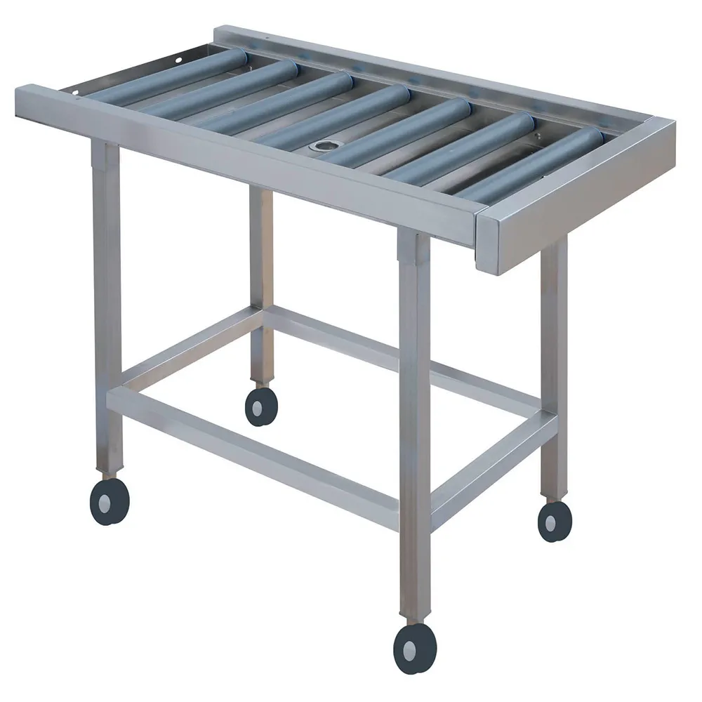 Transportband met rollen op wielen (rollen in PVC) - Main Image Transportband met rollen op wielen (rollen in PVC) - Main Image