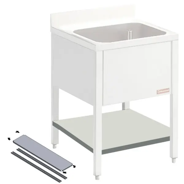 Tussentablet voor demonteerbare spoeltafel - Main Image