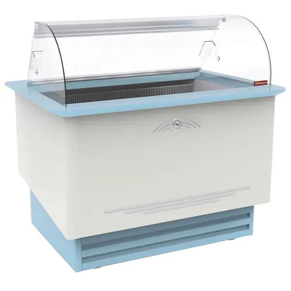 Uitstalvitrine voor roomijs statisch, 10 bakken 5 Lit, met reserve - Main Image