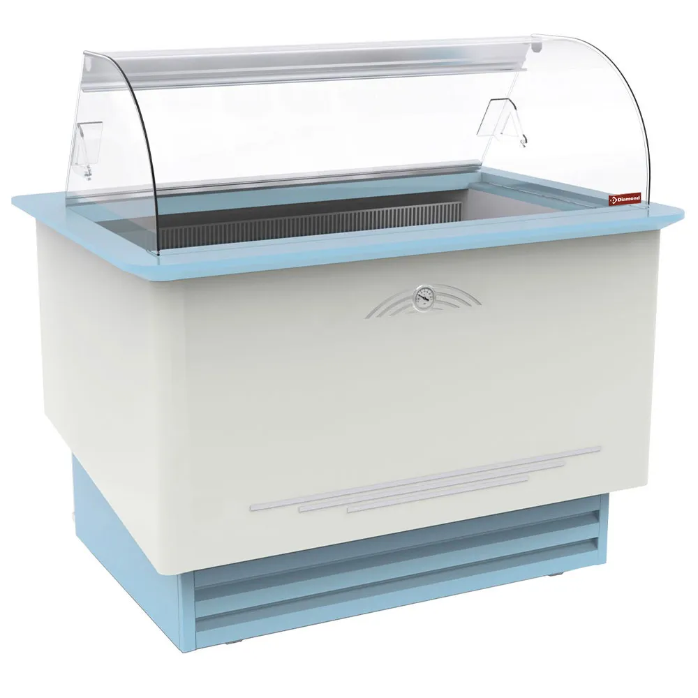 Uitstalvitrine voor roomijs statisch, 10 bakken 5 Lit, met reserve - Main Image Uitstalvitrine voor roomijs statisch, 10 bakken 5 Lit, met reserve - Main Image