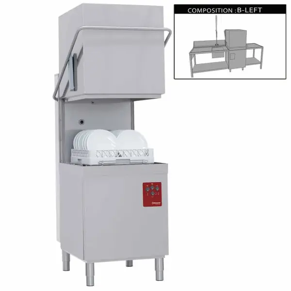 Vaatwasser met kap compleet, samengesteld uit : - Main Image