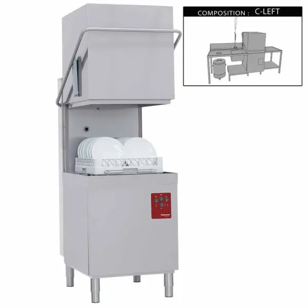 Vaatwasser met kap compleet, samengesteld uit : - Main Image