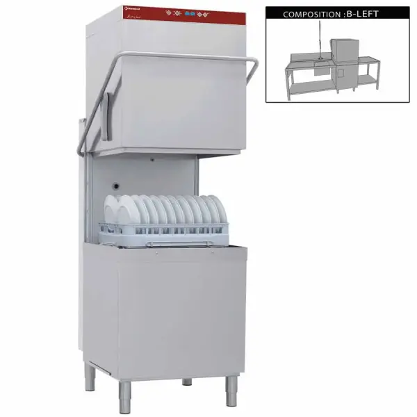 Vaatwasser met kap compleet, samengesteld uit : - Main Image