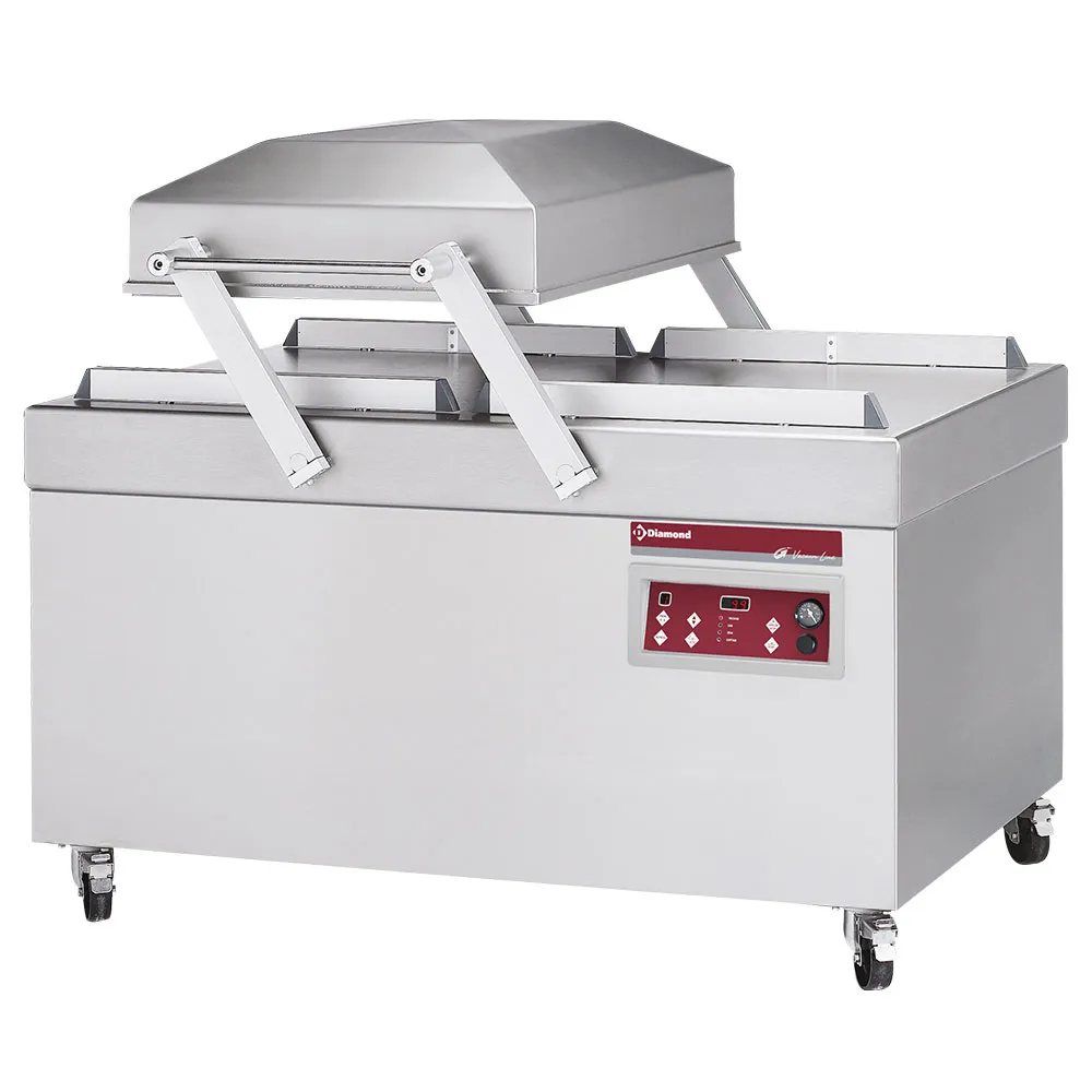 Vaccum machine, dubbele kamer 620x750xh210 mm. - Main Image