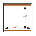 Vaccum machine, dubbele kamer 840x830xh250 mm. - 250 m3/u - Image 3