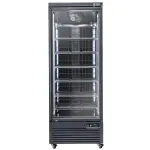 Verticale vrieskastvitrine, 560 liter - ZWART - Main Image