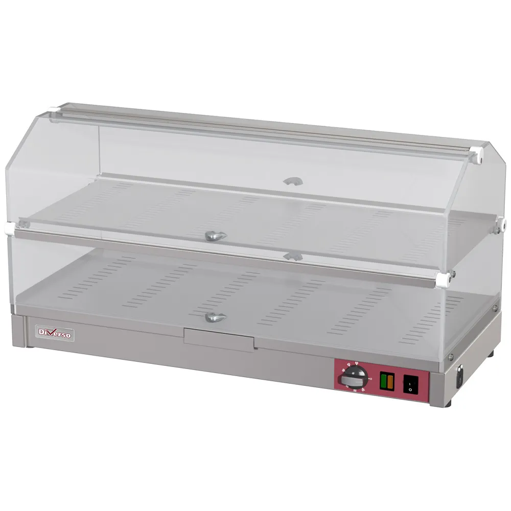 Verwarmde vitrinekast om neer te zetten, 2 niveaus L800mm - Main Image