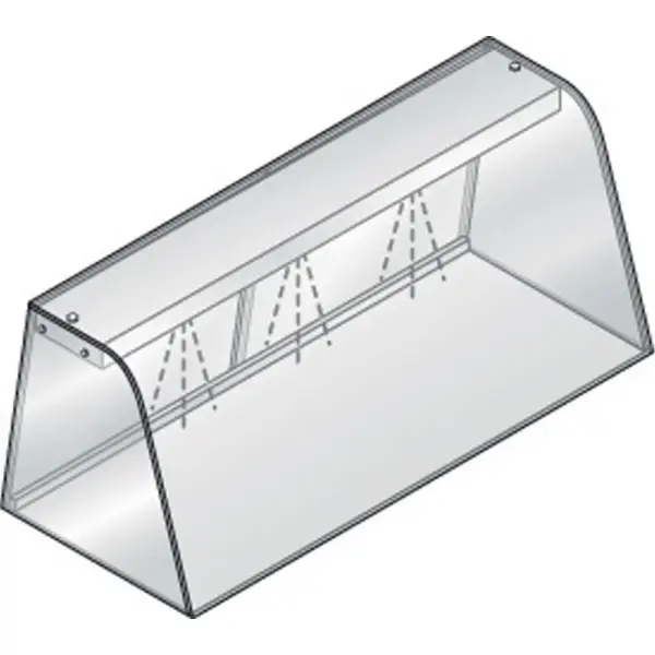 Vitrine met verlichtingselement (LED) gesloten, met schuifdeuren - Main Image