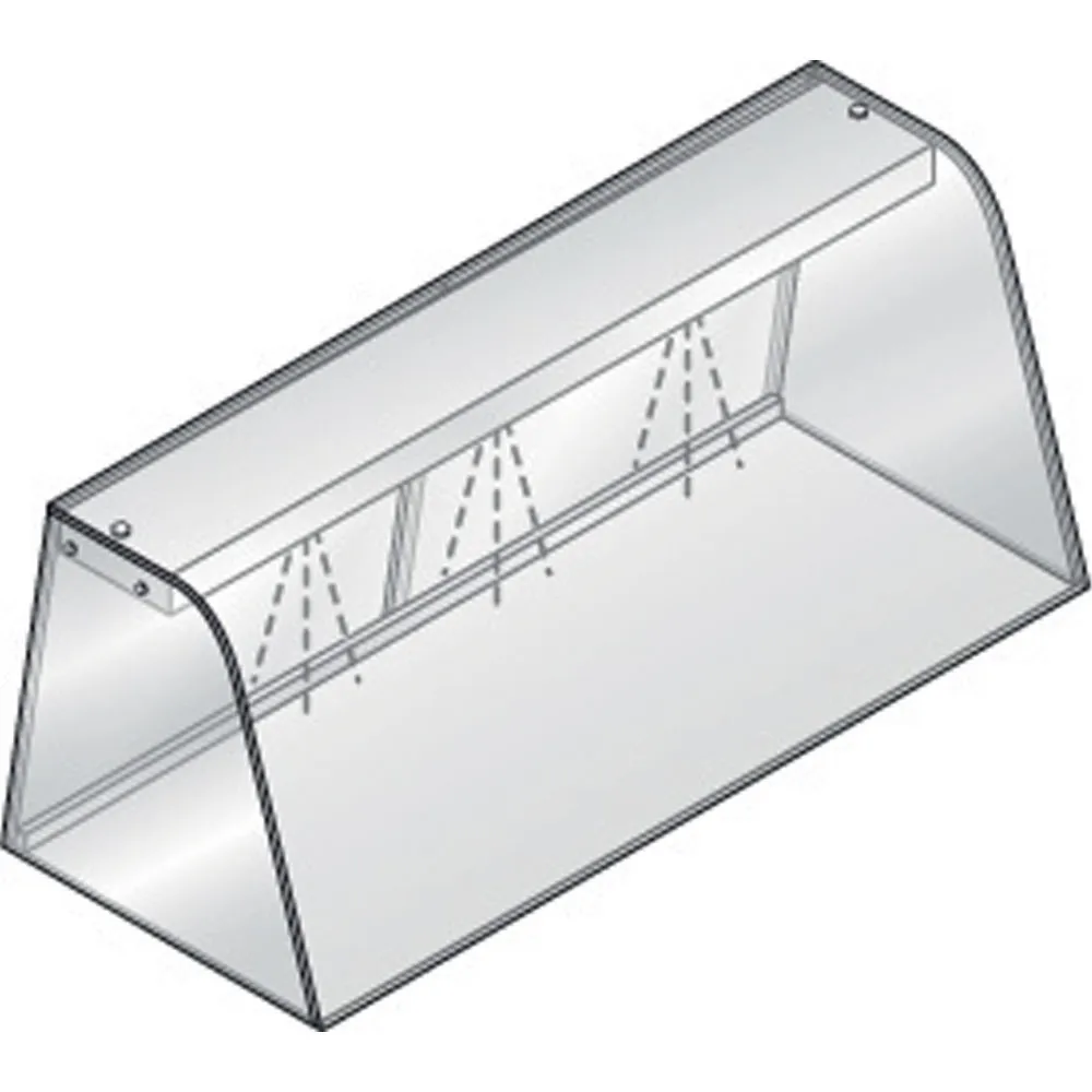 Vitrine met verlichtingselement (LED) gesloten, met schuifdeuren - Main Image