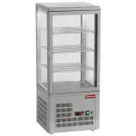 Vitrine tafelmodel geventileerd, 4 glazen zijden, 4 niveau "Grey" - Main Image