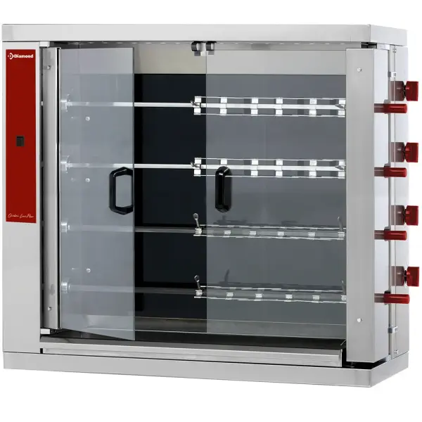 Vitrokeramisch kippenspit, 4 spitten (24 kippen) - Main Image