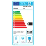 Vrieskast geventileerd 1400 liter, 2 deuren GN 2/1, op wielen - Image 2