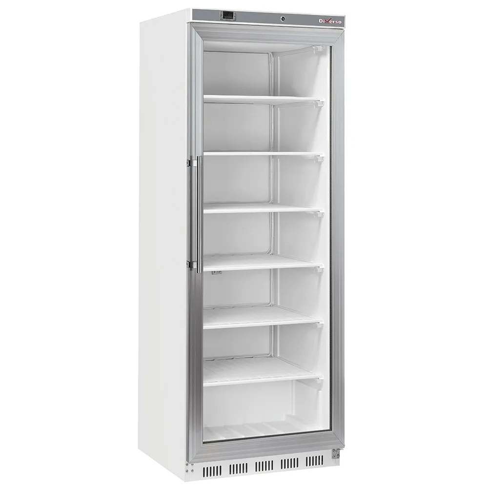 Vrieskast, glazen deur, statisch, 400 liter - Wit - Main Image