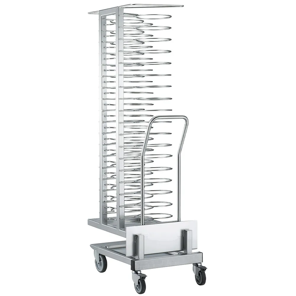 Wagen en uittrekbare lader, voor 45 borden (ø 300 mm) voor oven 20x GN 1/1 (ruimte 85 mm) - Main Image