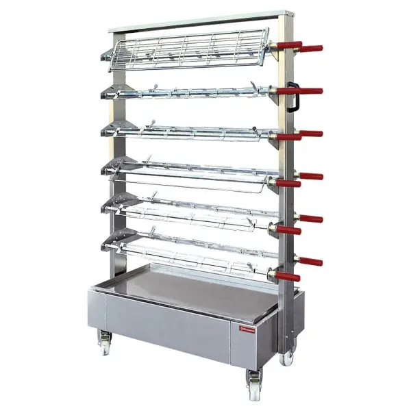 Wagen met struktuur voor 12 spitten te plaatsen - Main Image