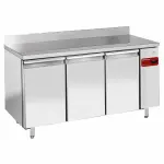 Wand koeltafel, geventileerd, 3 deuren GN 1/1, 405 liter (zonder groep) - Main Image