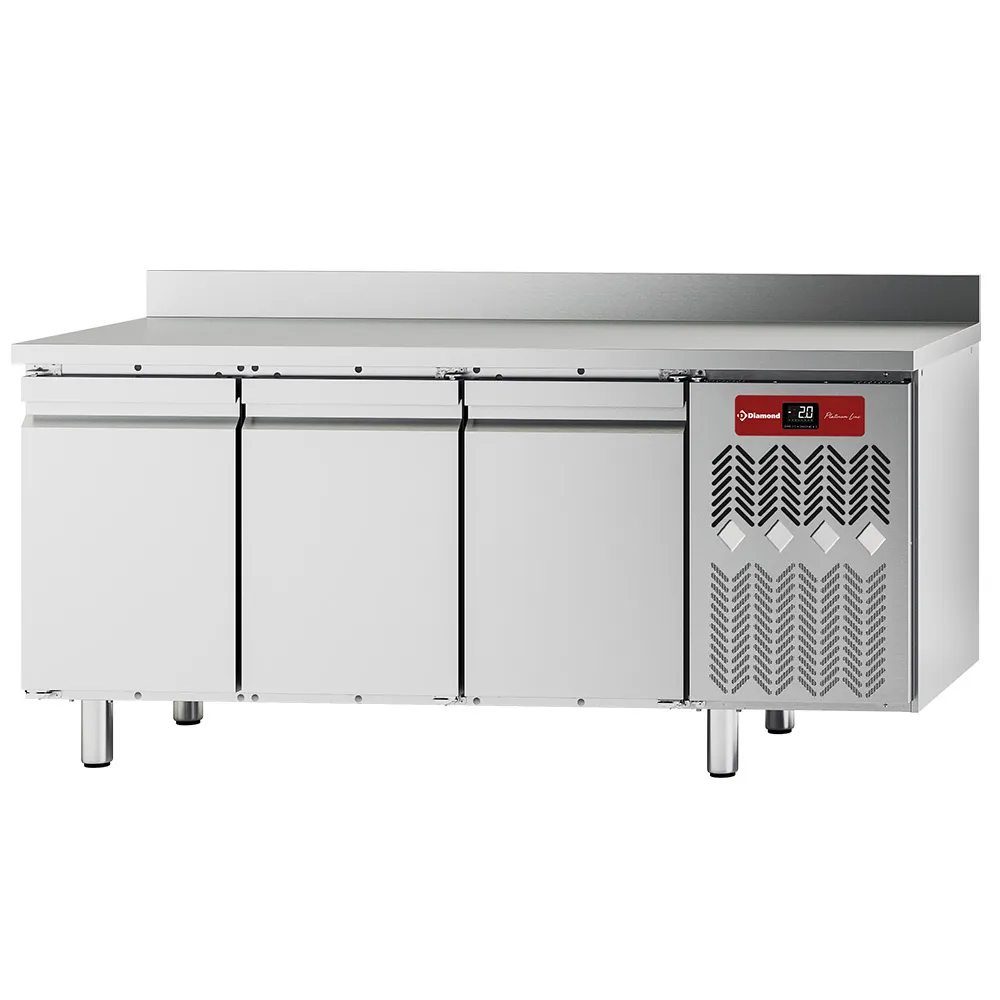 Wandkoelkast, geventileerd, 3 deuren GN 1/1, 405 liter - Main Image