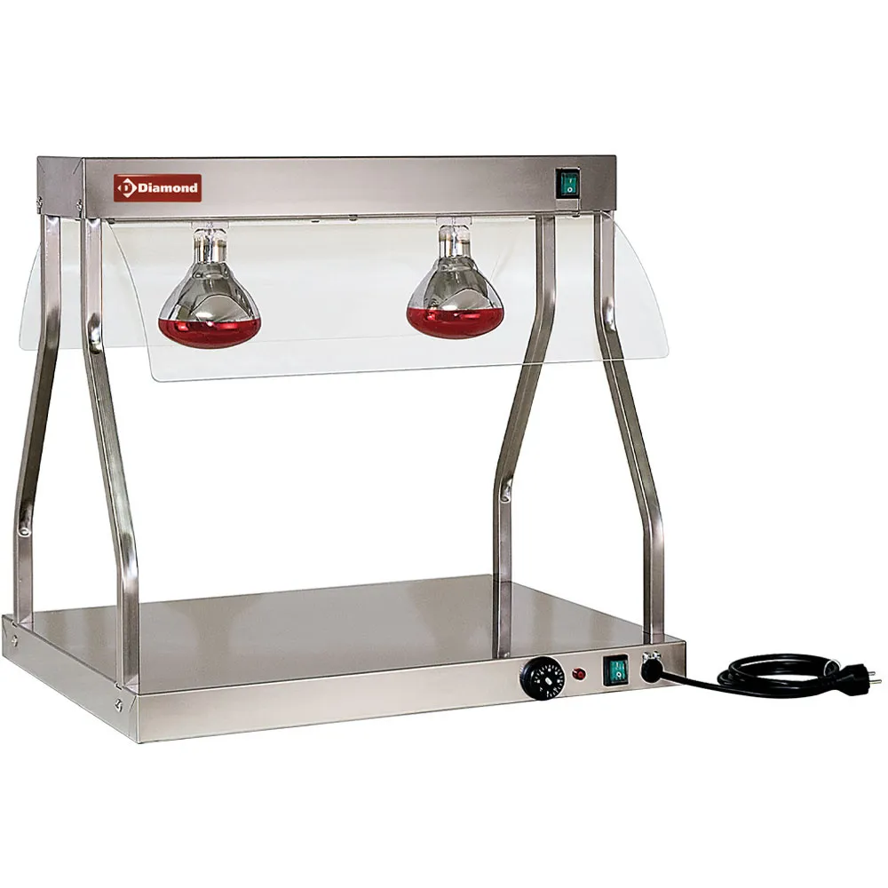 Warmhoud brug en plaat, infrarode lampen (2x 250 W) - Main Image