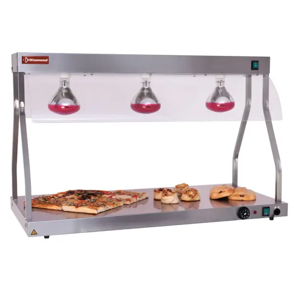 Warmhoud brug en plaat, infrarode lampen (3x 250 W) - Main Image