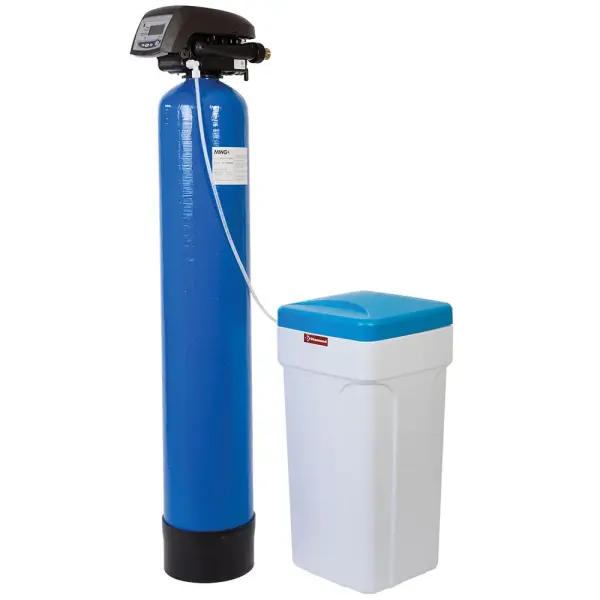 Waterontharder Chrono - en volumemeter, 50L., met uitwendige fles - Main Image