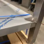 Werktafel met onderblad + achterrand - Image 3