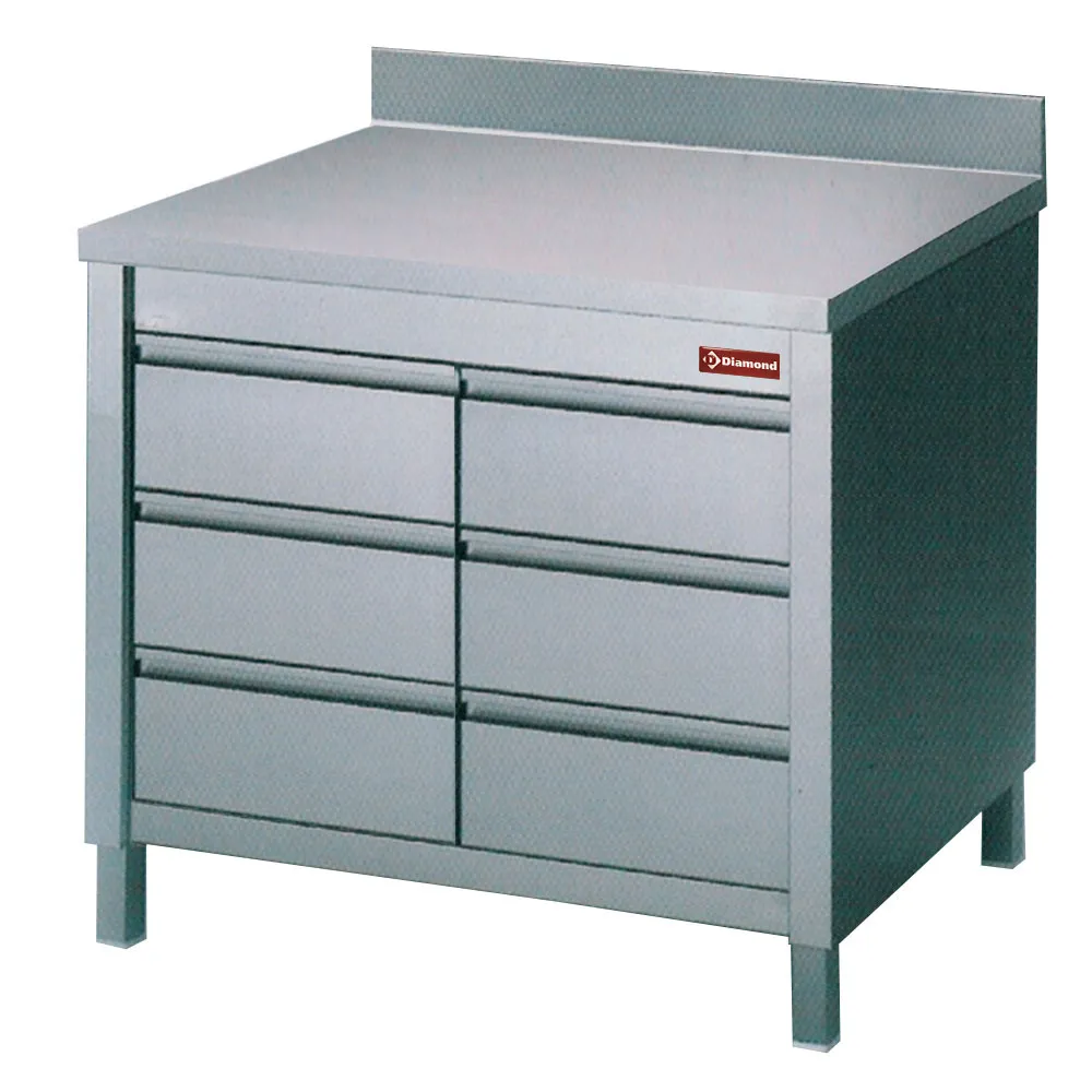 Werktafelkast met 6 laden GN1/1 - Main Image