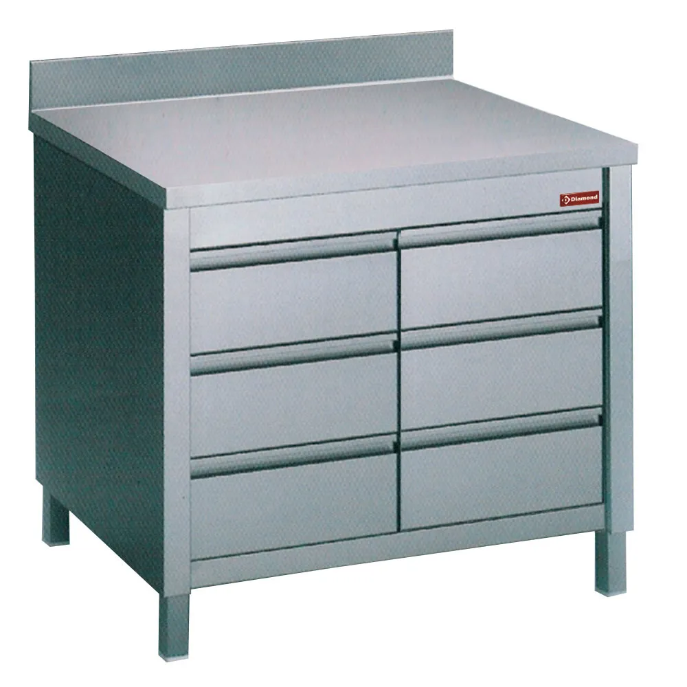 Werktafelkast met 6 laden GN1/1 - Main Image