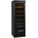 Wijnkast vitrine, 380 liter, ZWART - Main Image