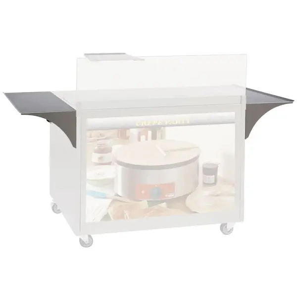 Zijtablet in RVS. (1 stuk) - Main Image