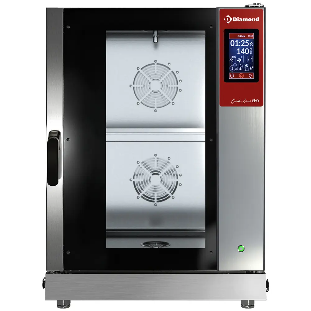 Combi-steamers met touchscreen