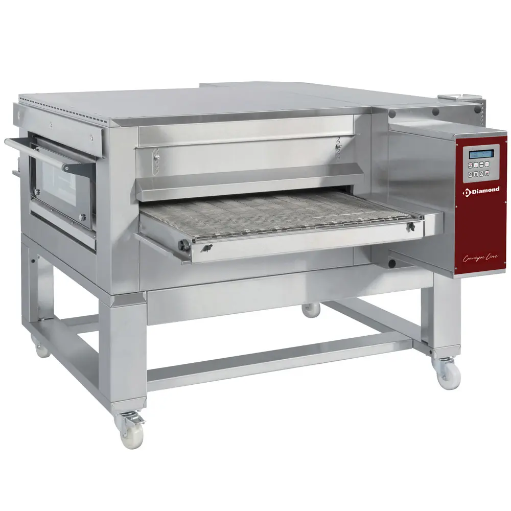 Pizza ovens met band gas