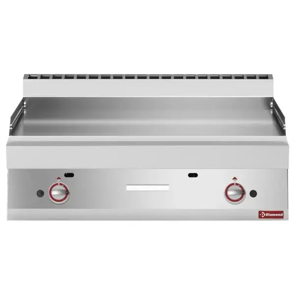 Bakplaat op gas EXTRA-BREED met vlakke plaat - Main Image