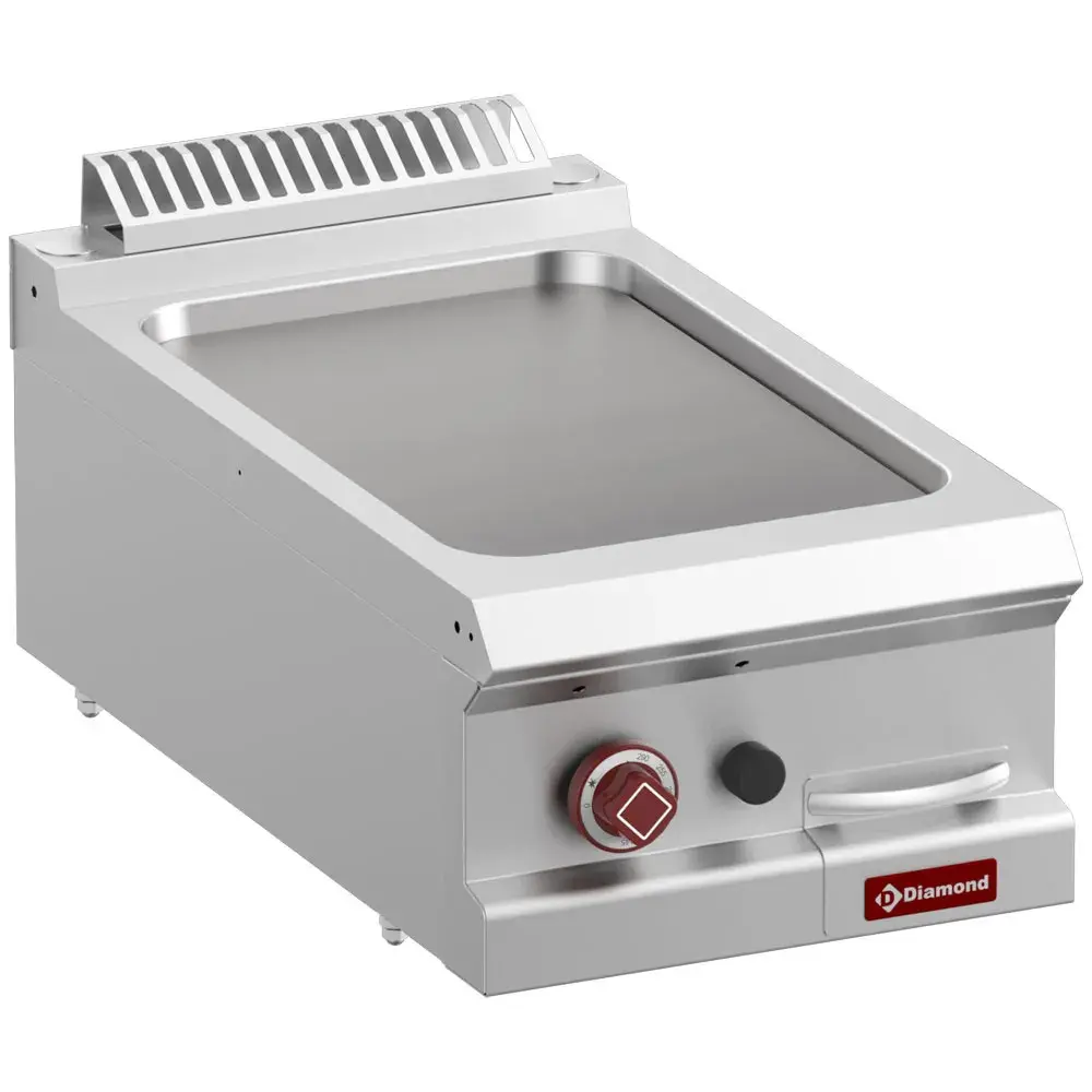 Braadplaat op gas met vlakke plaat, module 1/2 -Top- - Main Image