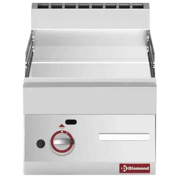 Braadplaat op gas, vlakke plaat -Top- verchroomd hard "50 µm" - Main Image