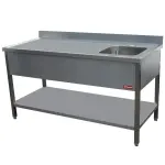 Cheftafel 1 rh kuip 400X400XH275 - Main Image