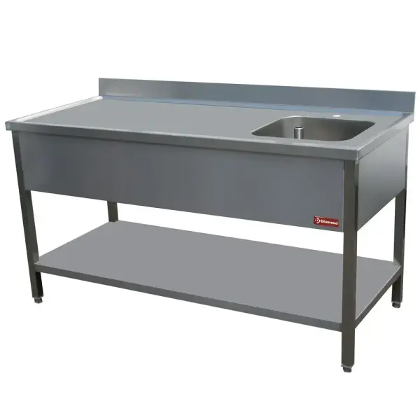 Cheftafel 1 rh kuip 400X400XH275 - Main Image