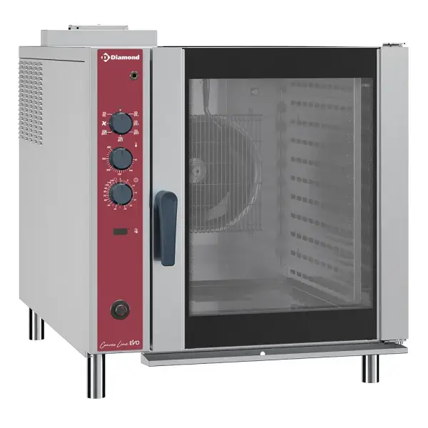 Convectie gasoven, 10x GN 2/1, automatische luchtbevochtiger - Main Image