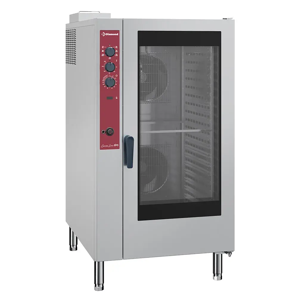 Convectie gasoven, 20x GN2/1 - 40x GN1/1, automatische luchtbevochtiger - Main Image