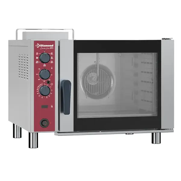 Convectie gasoven, 6x GN 1/1, automatische luchtbevochtiger - Main Image