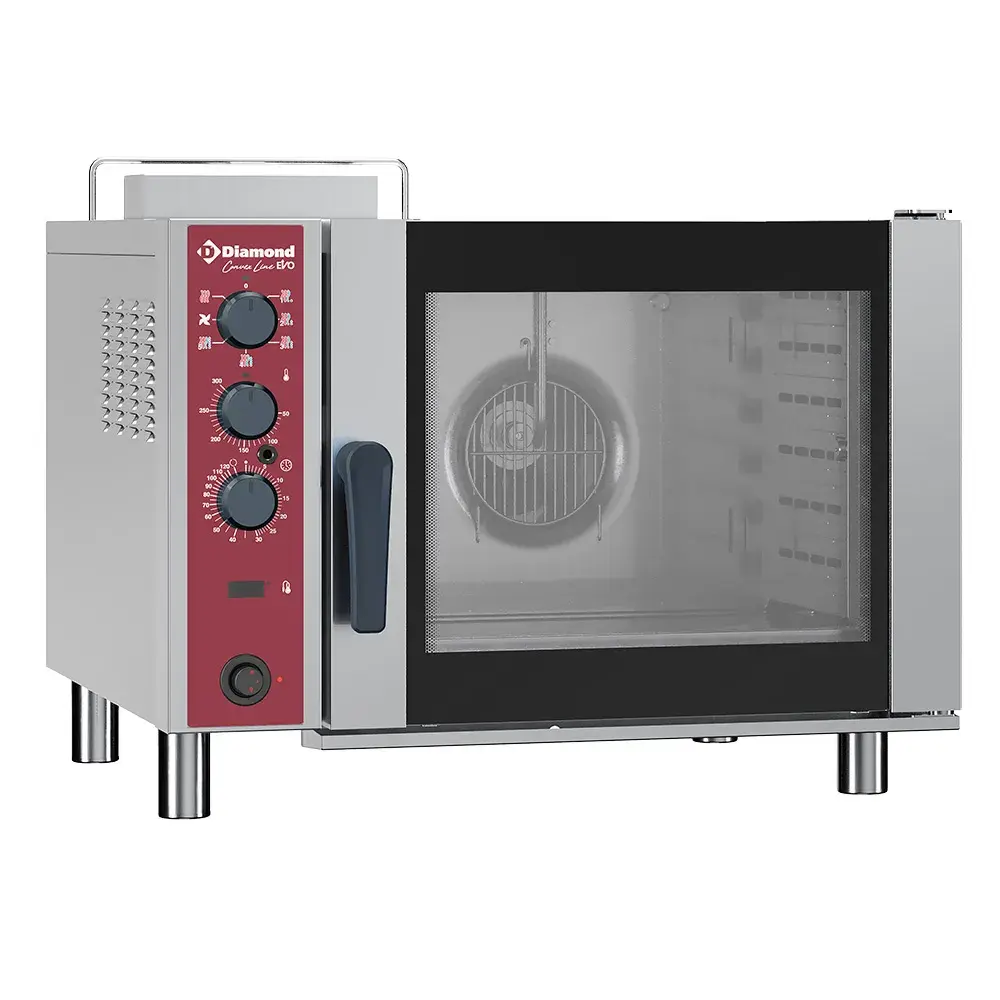 Convectie gasoven, 6x GN 1/1, automatische luchtbevochtiger - Main Image