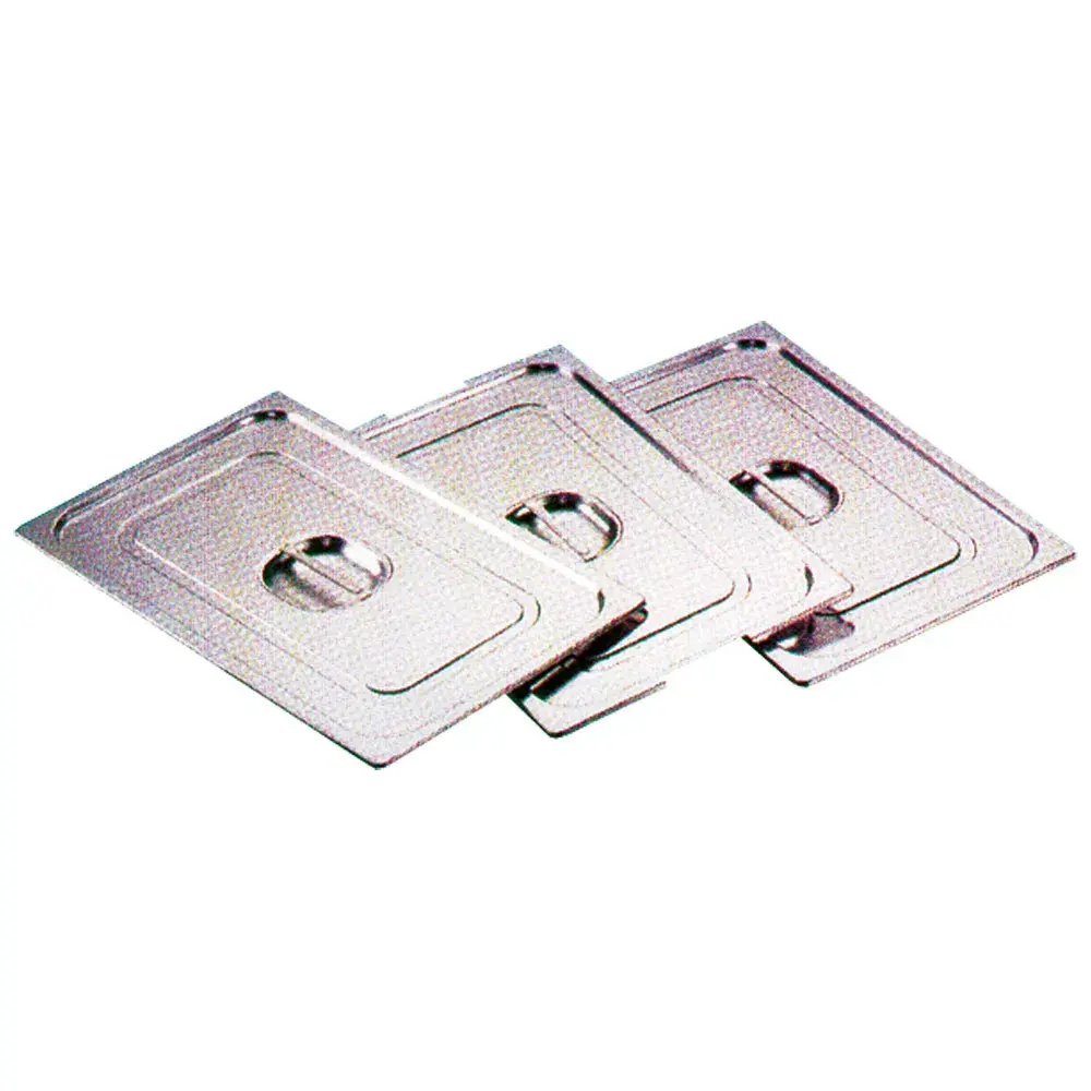 Deksel in inox met handgreep standaard 1/9 - Main Image