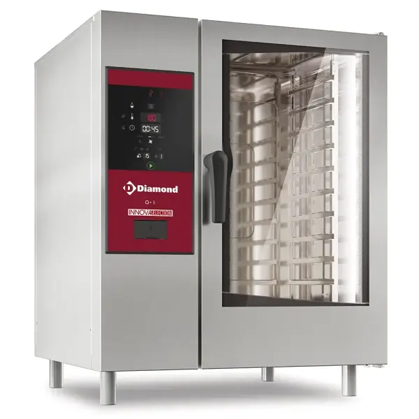 Electrische oven boiler stoom en convectie 10x GN 1/1+ Cleaning - Main Image