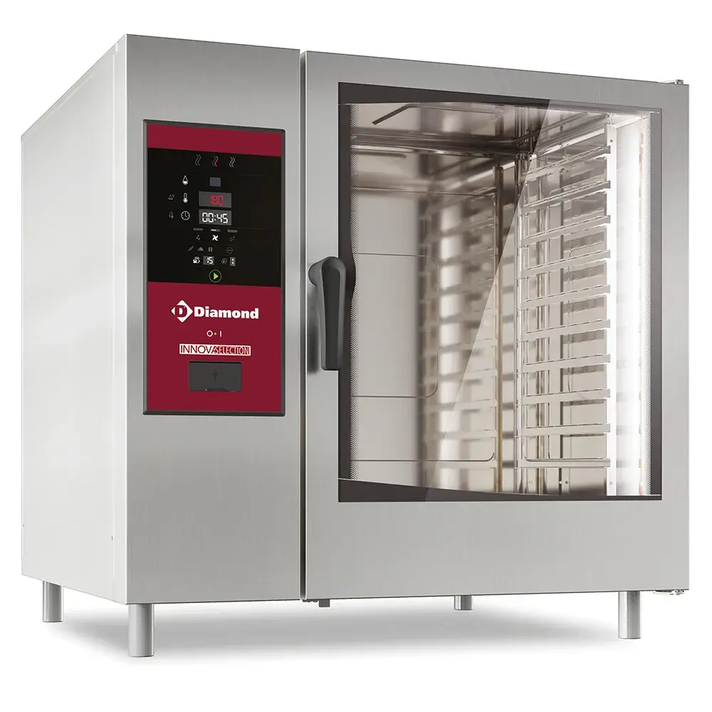 Electrische oven boiler stoom en convectie 10x GN2/1+ Cleaning - Main Image
