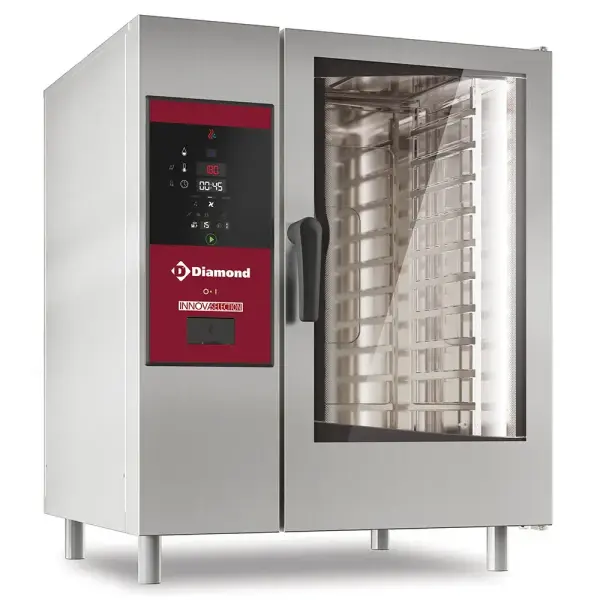 Electrische oven directe stoom en convectie, 10x GN 1/1+Cleaning - Main Image