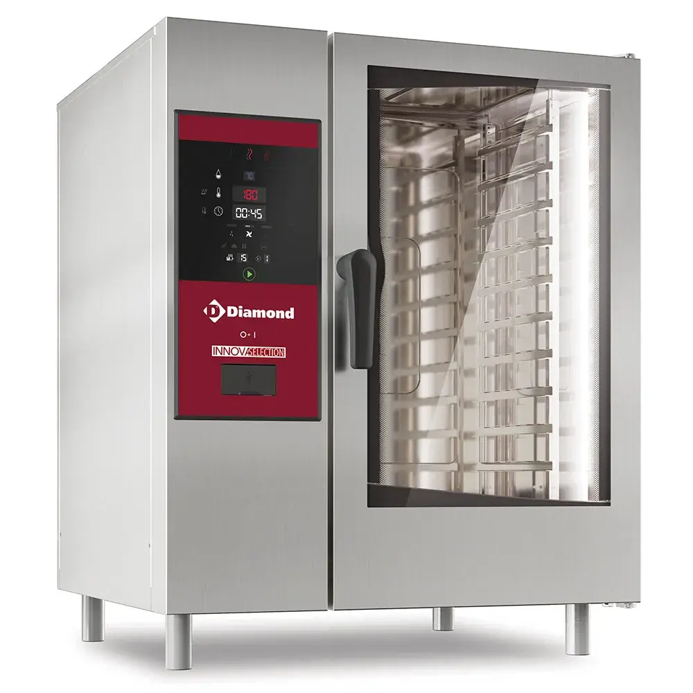 Electrische oven met boiler, stoom en convectie 10x GN 1/1+ Cleaning - Main Image
