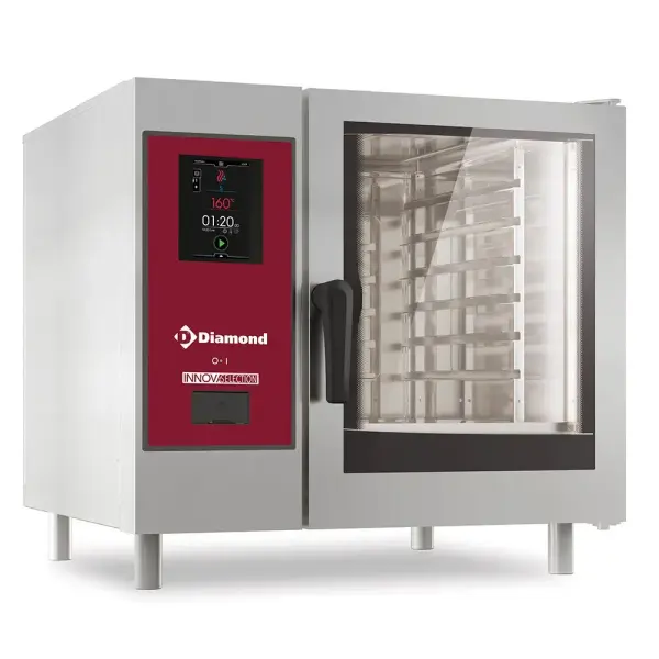 Electrische ."TOUCH" oven directe stoom en convectie 6xGN1/1+ cleaning - Main Image